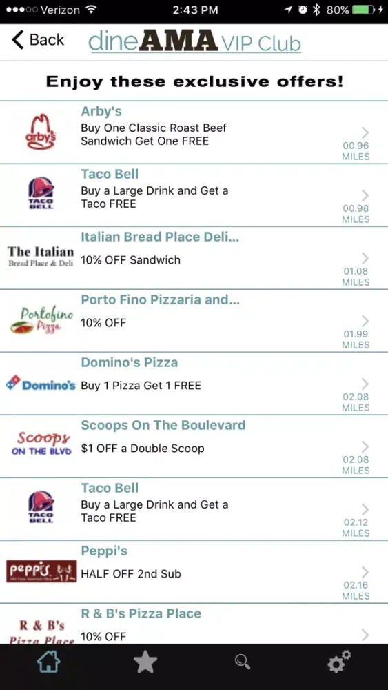 Screenshot di Dine AMA Club